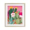 Stupell Industries Sunset Cactus Plants Framed Print Under Glass, design by Cat Thurman Designs